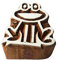 Royal Kraft Dekorativ Holz Stempel Frosch Muster Drucken Blöcke - DIY Henna Stoff Textil Papier Ton Keramik Blocke Druck Stempel