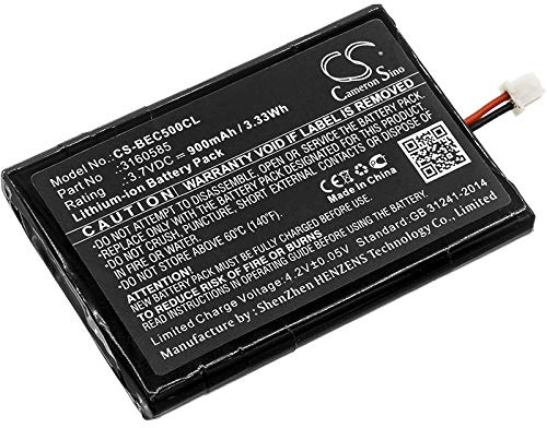 TECHTEK Battery 900mAh compatible with [Bang & Olufsen] Beocom 5 replaces 3160585