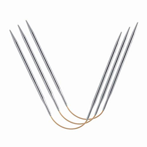 Addi GS161202645 Strumpfstricknadeln CraSyTrio Long, Stahl, 26 cm / 4,5mm