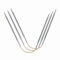 Addi GS161202645 Strumpfstricknadeln CraSyTrio Long, Stahl, 26 cm / 4,5mm