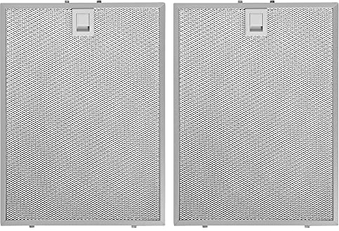 AllSpares Metall-Fettfilter (2 St.) für Dunstabzugshauben geeignet für Bosch Siemens Neff Constructa Balay 00703451/703451 | 358x265x8mm