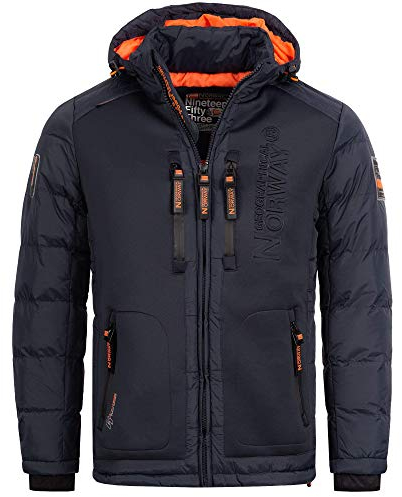Geographical Norway Herren Winterjacke Beachwood Navy - 4XL