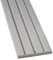 Vorhangschiene Aluminium - Silber 3 Lauf 120cm - Flache Gardinenschiene (7mm) - inkl. Vorhanggleiter
