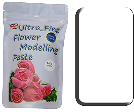 Simply Heaven 240g - 1920g White Sugar Florist, Gum Paste - Sugarcraft Floral Flower Modelling (2 x 240g)