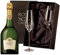 Taittinger Comtes Champagne with 2 Royal Scot Diamante Flutes 75cl 12.5% abv