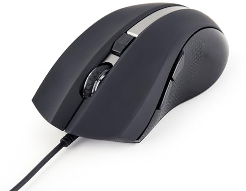 Gembird MYSZ MUS-GU-02 USB G-laser 2400DPI 6-PRZYCISKANGEW Czarna