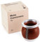 thebmate [Premium Yerba Mate Tasse (Mate Gourd) – handgefertigte Keramik-Teetasse – braunes Leder umwickelt, handgefertigt in Uruguay – Mate Tiny – Camionero-Stil (kupferbraun)