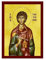 Heilige Panteleimon-Ikone, griechische, handgefertigte orthodoxe Ikone des Heiligen Pantaleons, byzantinische Kunst, Wandbehang von San Pantaleone, religiöses Geschenkdekor, 7 x 10 cm