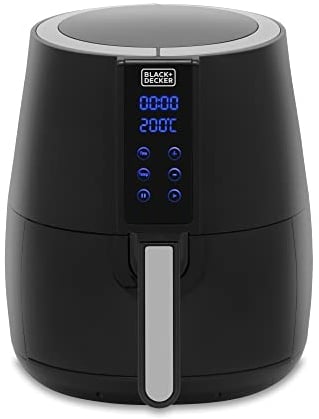 BLACK + DECKER BXAF17087GB Digital Air Fryer, 4L, 1500W, Black