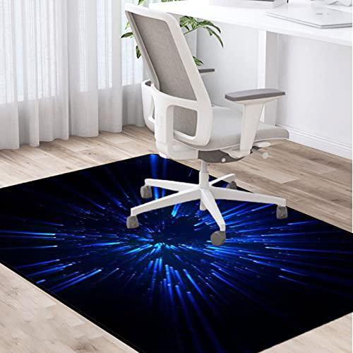 PLMM Bodenschutzmatte Teppich Stuhlunterlage Gaming Bürostuhl Stuhlmatten Schreibtischstuhl Unterlage für Parkett Dekoriere Dein Büro,Wohnzimmer,Schlafzimmer usw 90 * 120CM