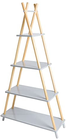Livarno Home Regal Flur Wohnzimmer Kinderzimmer hochwertiges Kiefernholz Grau