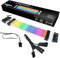 airgoo Câble d'extension ARGB 24 broches, câble d'extension d'alimentation RVB adressable avec tube en silicone souple diffusé par LED, pour Corsair Commander Core XT, pour Corsair Lighting Node Pro,