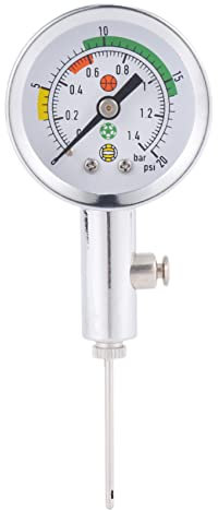 Duendhd Ball Manometer Ball Druck Mess Werkzeug Basketball Volleyball Barometer