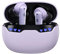 Black Shark Wireless Earbuds with Charging Case, Bluetooth 5.1 Headphones with Microphone for iPhone/Android, Music & Gaming Dual Model, IPX5 Waterproof, Emoji LED Light 24Hrs Playtime In Ear, Purple
