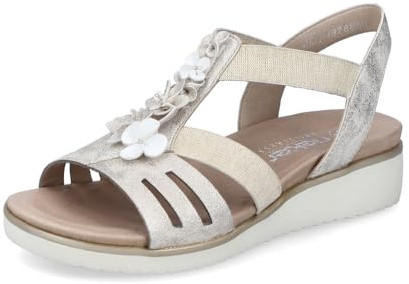 Rieker Damen Keilsandalen V3788, Frauen Sandalen