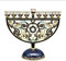 BLUVLY Menorah-Kerzenhalter Mit 9 Zweigen, Chanukka-Menora, Metalllegierung, Metallic, 17cm, Feierliche Anlässe, Zeremonien, Feiern