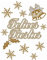 AC - Pack de 3 Sets 11 Pegatinas Adhesivas para Navidad con la Frase de Felices Fiestas - Accesorio para navidades - Color Plata.