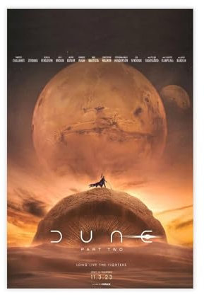 LoueN Dünen-Film-Poster (30) Leinwand-Poster, Schlafzimmer-Dekor, Sportlandschaft, Büro, Raumdekoration, Geschenk, ungerahmt, 60 x 90 cm
