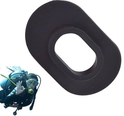 Mundschutz aus weichem Silikon, 4 Stück, ergonomisches Design, tiefer Tauchschutz, Tauchmundschutz, Tauchmundstück