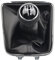 Viviance 5/6 Gang Schaltknauf kompatibel mit VW Golf Plus 2005-2014 Tiguan 5N 2007-2011 Sharan 2011-2016 Seat Alhambra 2011-2015 - 5 Geschwindigkeiten