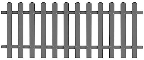 XGWKCNV Zaun & Absperrungen Lattenzaun WPC 200x80 cm Zaunlatten