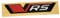Skoda 5E3853679AVYZ Schriftzug VRS Aufkleber Emblem Blackline Logo, schwarz/rot