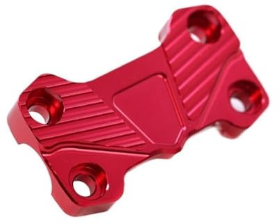 Grille de radiateur de moto Pour CB500X pour Hornet 600 CB400SF pince de montage de guidon de pour moto couvercle de montage de pince de barre de poignée de pour moto(Rouge)