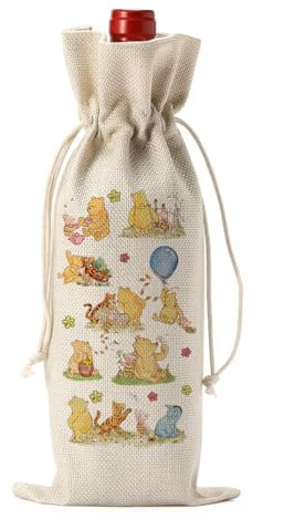 Kihraw Winnie Weintasche Geschenke für Freunde Pooh Geschenke für Frauen Geburtstag Weihnachten Geschenk für Frauen