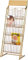 MaiBuL LNNW Mehrstöckiger Broschüren- und Zeitschriftenständer, Zeitschriftenständer, Bürobroschüren-Display-Organizer, Dokumentenkatalog-Organizer Zeitschriften- und Broschürenständer(Gold)