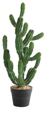 Zstar Plante Artificielle de Cactus - 80 cm - Grande Plante Artificielle en Pot - Décoration pour la Maison, Le Jardin, Le Bureau, la Pendaison de crémaillère