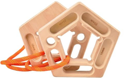 Fuhjythy Hangboard-Halterung Aus zum Klettern, Tragbares Hangboard zum Klettern, Fingertrainer für Klimmzug-Griffarmtraining