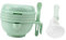 Luxshiny 1Satz Multifunktionales Babynahrungs Mahlset Handstampfer mit Mahlschüssel für Gesunde Babybreie zu Reinigen und Spülmaschinenfest für Zubereitung von Pürees