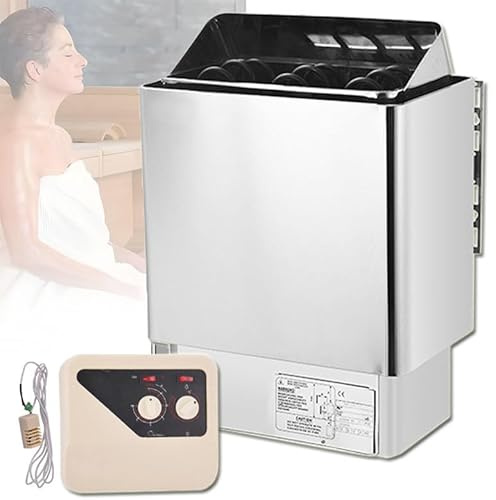 3–9 Kw Elektrische Saunaheizungen Mit Externer Steuerung, Elektrischer Saunaofen Aus Edelstahl, Timer: 0–180 Min./Temperatur: 0–110 °c,4.5KW