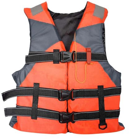 POIUIYQA Giubbotto di Salvataggio Salvagente per Adulti e Bambini per Adulti per Paddle Boarding Aiuto al Galleggiamento in Schiuma con Fischietto, Giacca Impermeabile