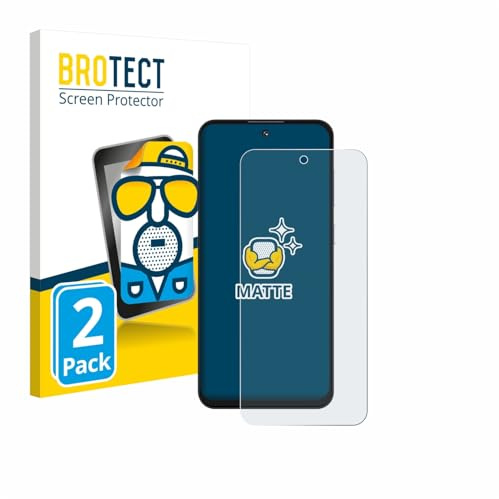 BROTECT Schutzfolie für Oukitel C69 | 2 Stück Entspiegelnder Displayschutz Made in Germany Matte Displayschutz-Folie Anti-Reflex Anti-Fingerprint Einfache Montage