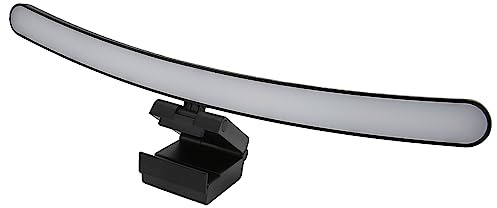 CFTGIW Lumière Incurvée à Gradation Continue, 3 Températures de Couleur, Contrôle Tactile, Lampe d'écran d'ordinateur de Type C pour la Conception de Bureau, Barre Lumineuse Incurvée, Barre