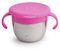 Munchkin - Caja de merienda (acero inoxidable, 255 ml, con tapa, 25 ml)