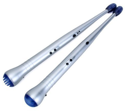 GOTOTOP Kinder Elektronische Drumsticks 1 Paar Elektrische Rhythmus Tromme Lufttrommel Rhythm Stick Air Drumsticks Percussion Instrument Kinder