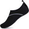 SAGUARO Leicht Strandschuhe für Herren rutschfeste Badeschuhe Damen Schnell Trocknend Wasserschuhe Sommer Outdoor Sufschuhe, Schwarz 42/43