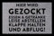 Interluxe Fußmatte mit Spruch - Hier Wird gezockt - 40x60cm Fussmatte als Geschenk für Gamer, Spieler, Zocker als Türmatte oder Teppich (Hellgrau)
