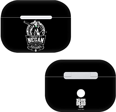 Head Case Designs Offizielle AMC The Walking Dead Negan Biker Kunst -Retter Gemischt III Vinyl Haut Aufkleber Abziehbild Abdeckung kompatibel mit Apple AirPods Pro
