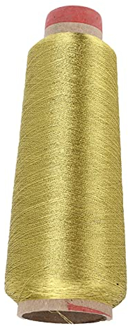 Goldener Nähfaden für Nähmaschinen, Quiltgarn, Haushaltsgarn aus Polyester für DIY-Stickmaschinenprojekte