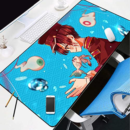 KJXNED Tapis de Souris XXL - 900x400 mm - Personnage De Garçon D’Anime Mouse Pad - Haute Précision et Vitesse - Base en Caoutchouc Antidérapant Surface - pour Gamer PC et Ordinateur Portable