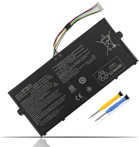 GDORUN AP16L5J Laptop Akku für Acer Aspire Swift 5 SF514-52T SF514-53T 3 SW312-31 Spin 1 SP111-33 SP111-32N SF514 TravelMate X5 TMX514-51 TMX514-51T TMX514-51T-50MW 7.7V 36Wh 4670mAh Battery Batterie