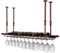 Wine Glass Rack，Hanging Wine Glass Holder ，Vintage Wine Bottle Holder, Ceiling Decoration Wine Glass Rack，Adjustable Height and Width，for Kitchen & Bars - Fixings Included (Bronze, 120cm x 30cm)