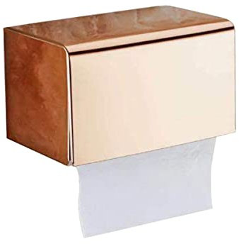 Cabilock Kasten Seidenpapierhalter Aus Edelstahl Toilettenpapier-Box Lang