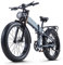 Ficyacto Elektrofahrrad Klappbares E-Bike 26“ Pedelec mit Abnehmbarer 48V20Ah Akku bis 60 km, 7 Gänge, Retro Scheinwerfer,Down Hill Aufhängung,Herren und Damen (Grau)