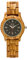 MiTA - Made in Italy. Damenuhr aus Olivenholz | schwarzes Zifferblatt Ø40 mm | Dicke 10 mm | 20 mm Armband verstellbar | Natürliches und Elegantes Design, schwarz, Armband