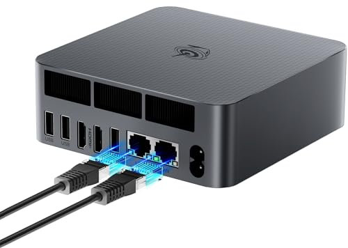 Beelink Mini PC EQi12, Intel Core i3 1220P (hasta 4,4 GHz), 16 GB de RAM DDR4, SSD M.2 PCIe 4.0 de 500 GB, HDMI Dual 4K/Ethernet Gigabit Dual/WiFi 6/BT5.2/Minicomputadora de Escritorio para Oficina