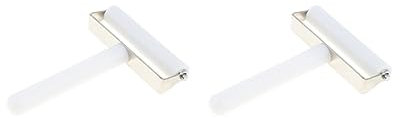 2 set of Glue Silicone Rubber Pasting Roller Wheel for LCD UV OCA LOCA, Polarizer 8 cm